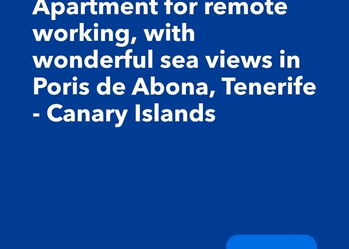 Διαμέρισμα Relax And Quiet For Remote Working, With Wonderful Sea Views In Poris De Abona, Tenerife - Canary Islands *